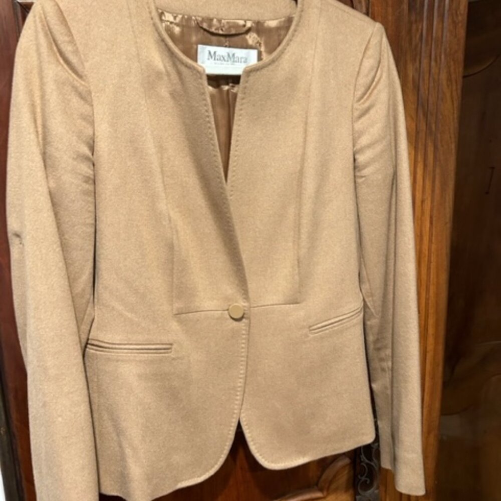 MaxMara camelhair jacket, size 10